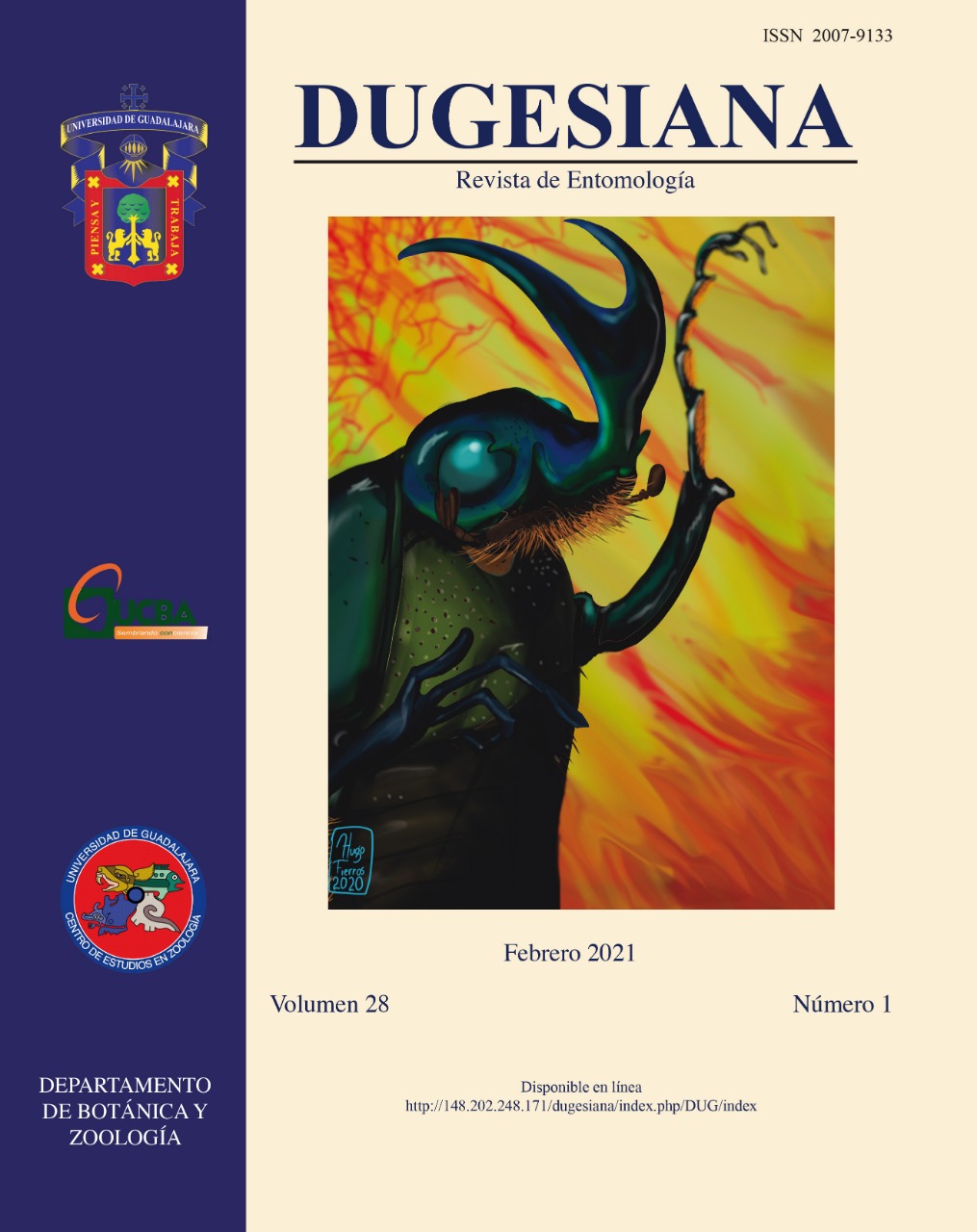 					Ver Vol. 28 Núm. 1 (2021): Dugesiana
				